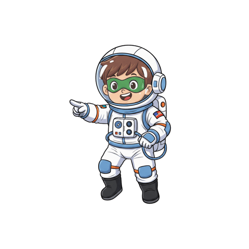 Băiețel astronaut
